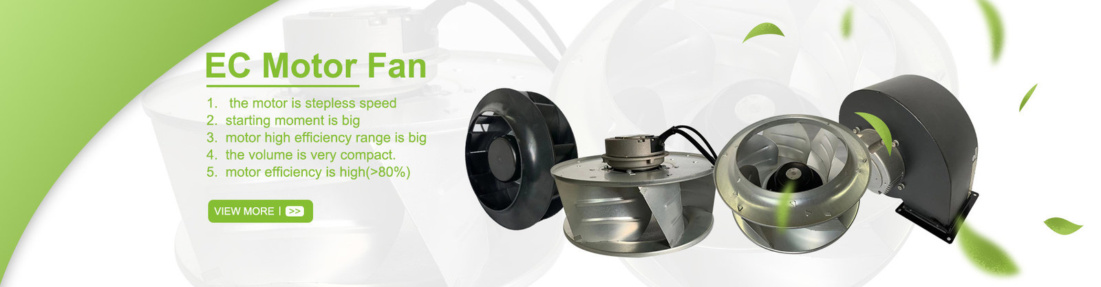 Fan axial de DC